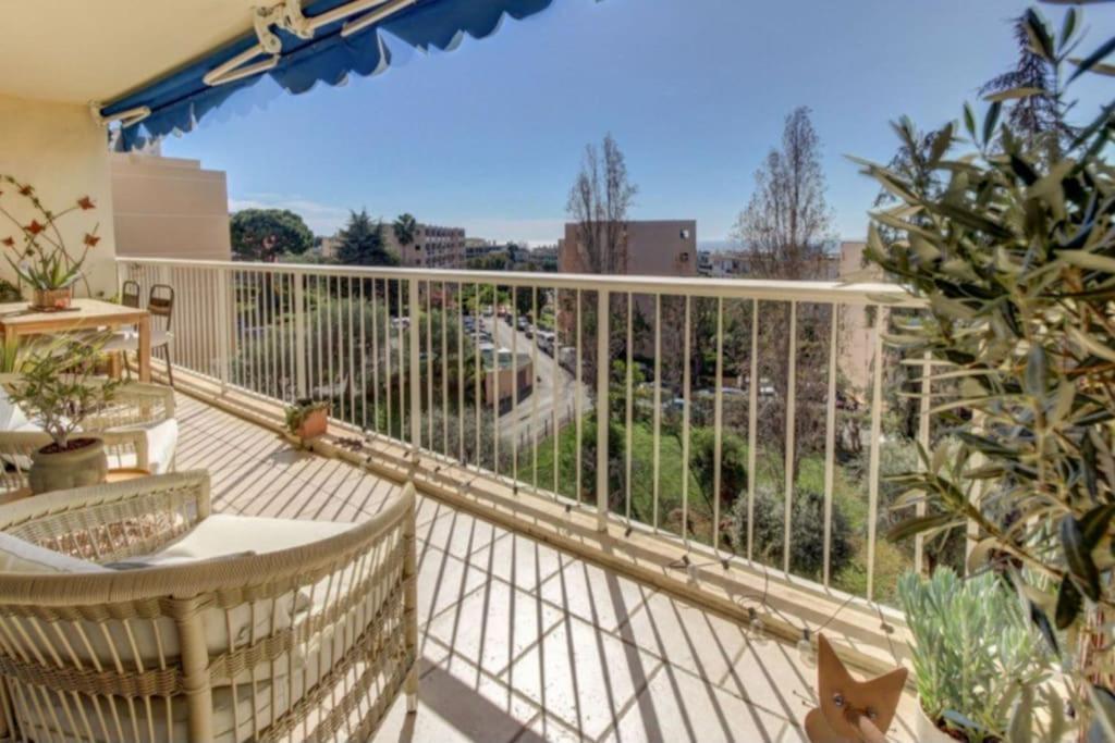 Terrasses De La Corniche, 2p 65m2 Spacieux, Terrasses & Montagne, Piscine Et Parking Prive Nizza