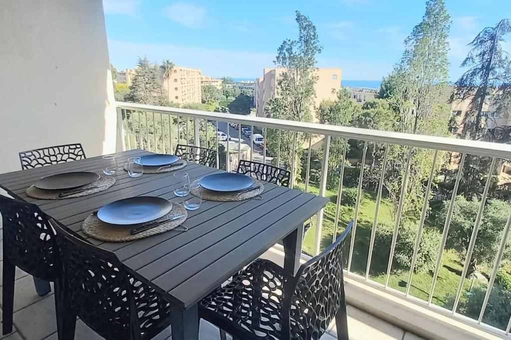 Terrasses De La Corniche, 2p 65m2 Spacieux, Terrasses & Montagne, Piscine Et Parking Prive * Nizza